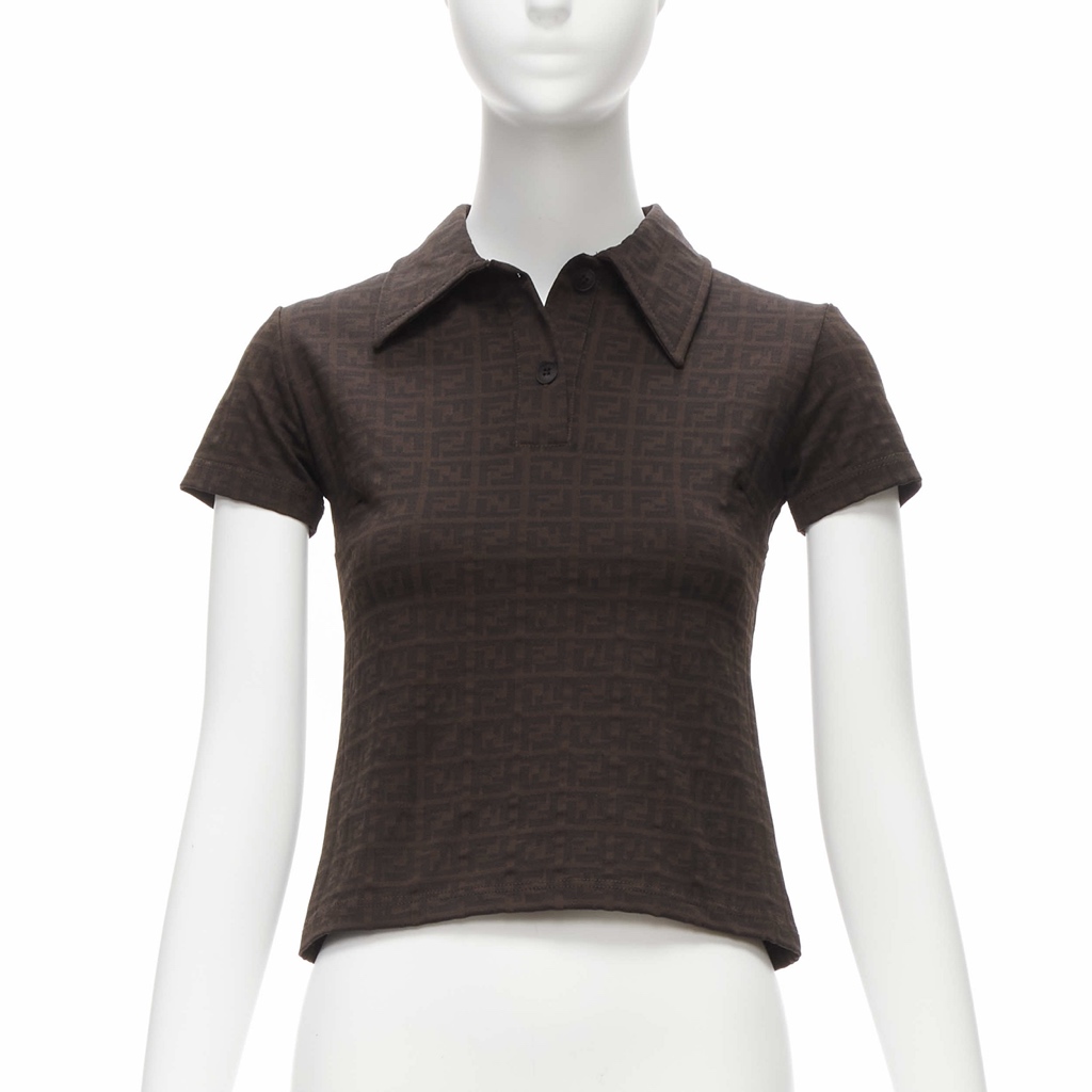 Fendi Zucca Polo Top