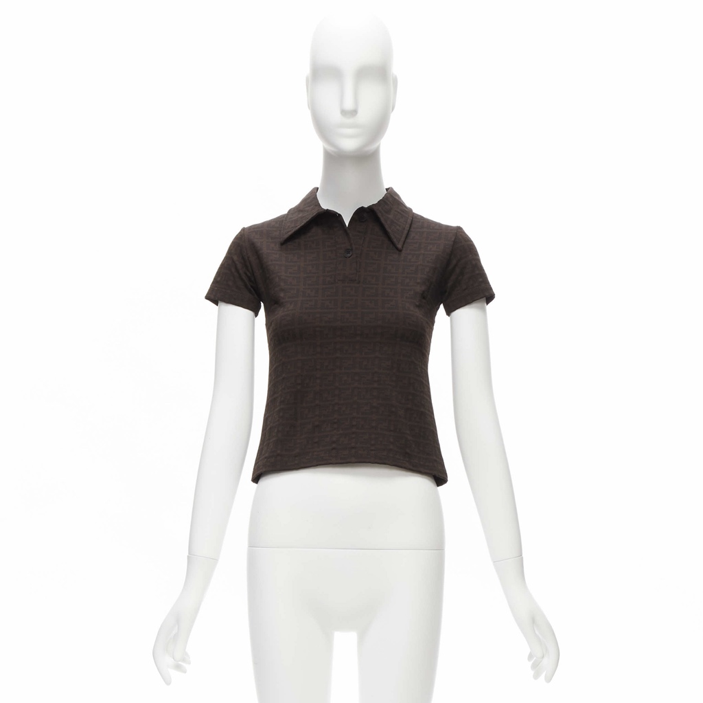 Fendi Zucca Polo Top - Image 12