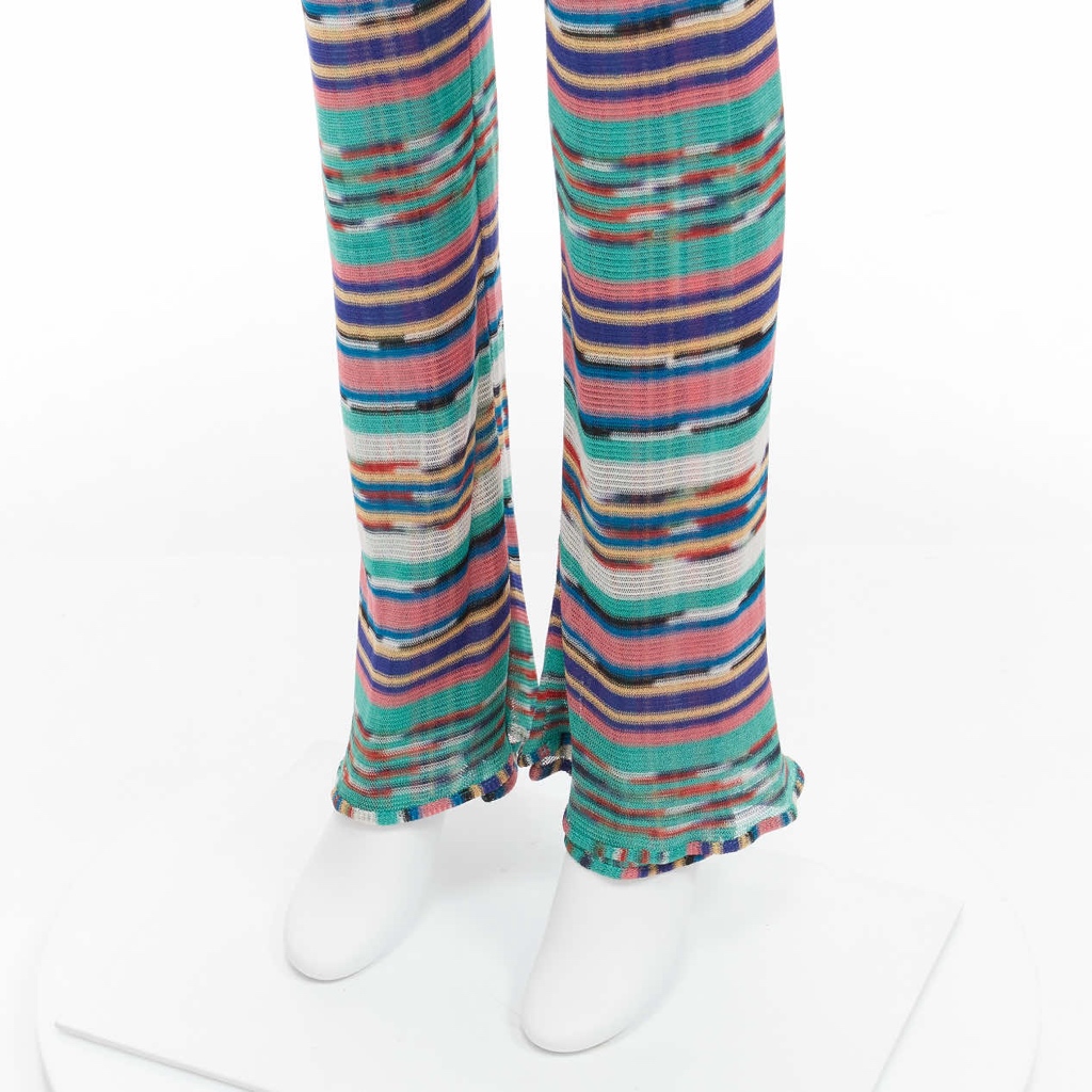 Missoni Psychedelic Flared Pants - Back view