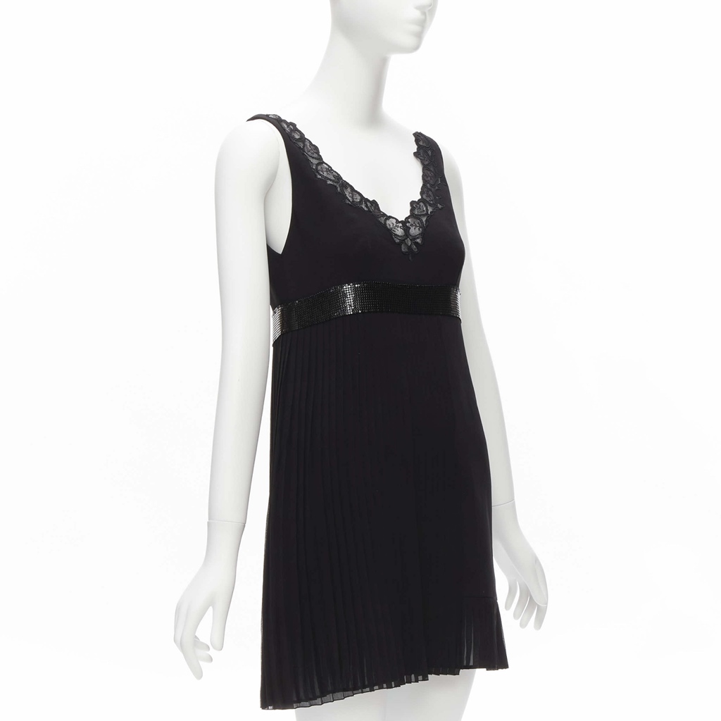 Versace Chainmail Trim Dress - Image 6