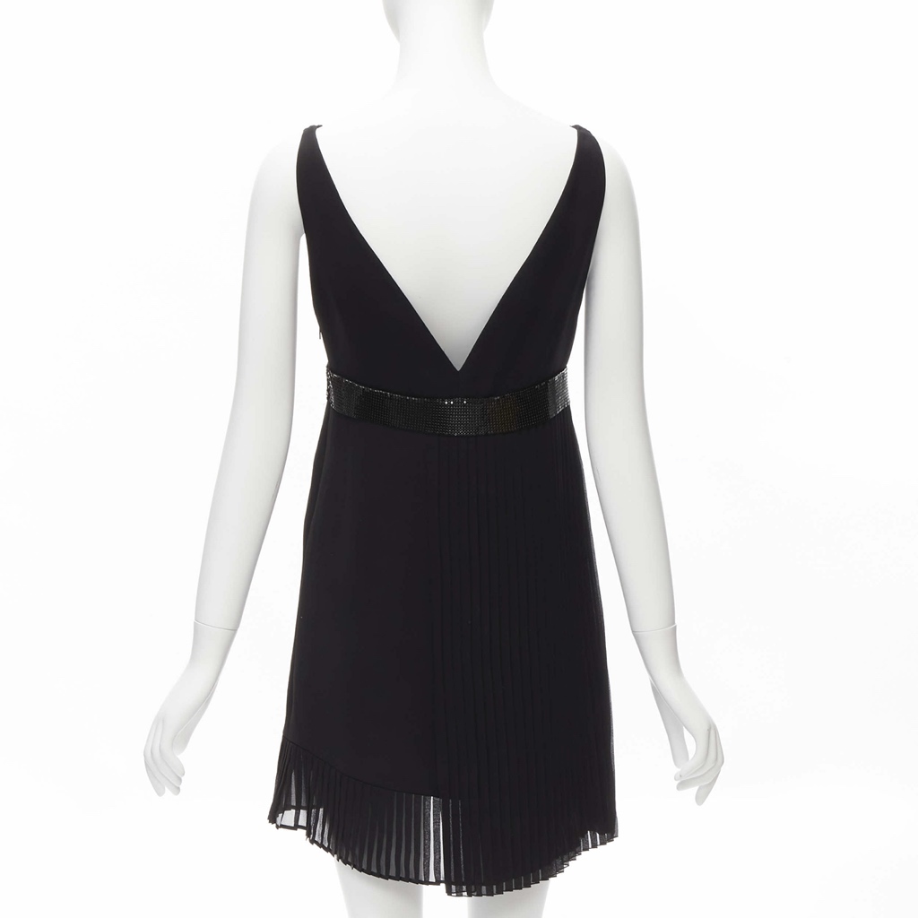 Versace Chainmail Trim Dress - Side view