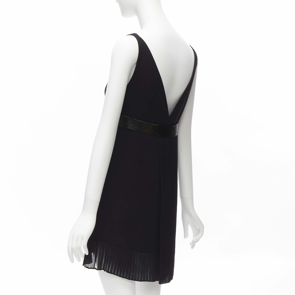 Versace Chainmail Trim Dress - Detail 1