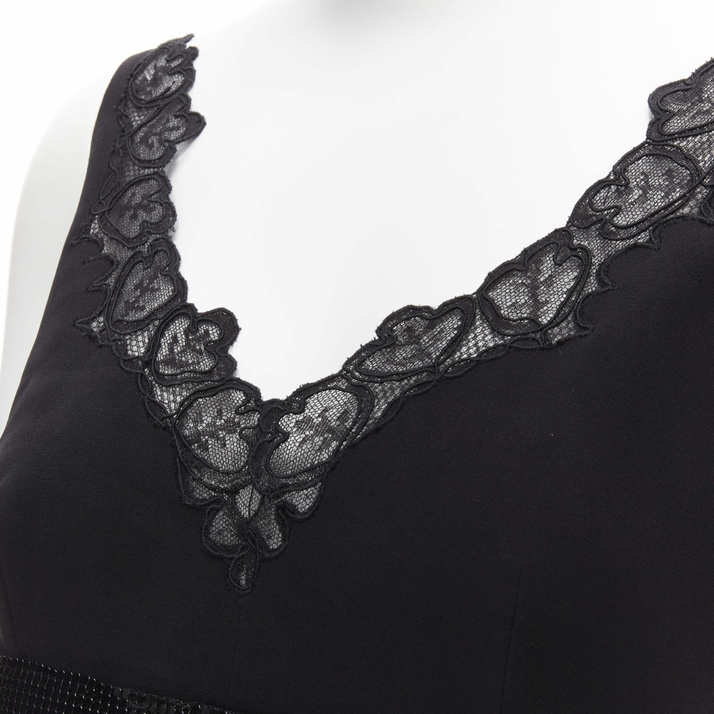 Versace Chainmail Trim Dress - Detail 2