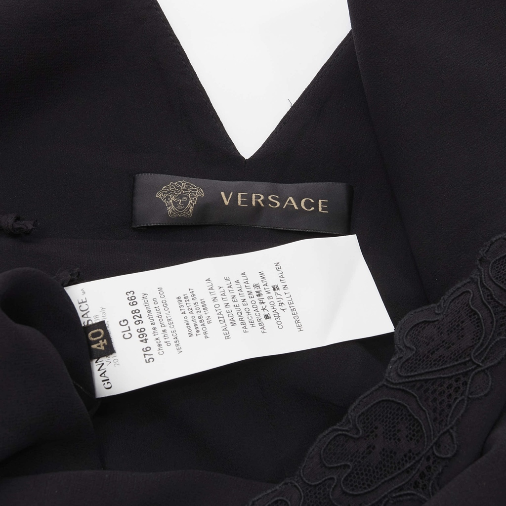 Versace Chainmail Trim Dress - Image 11