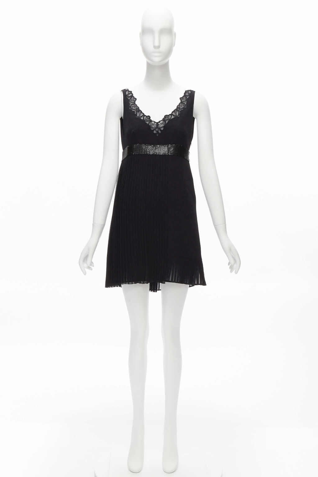 Versace Chainmail Trim Dress - Image 12