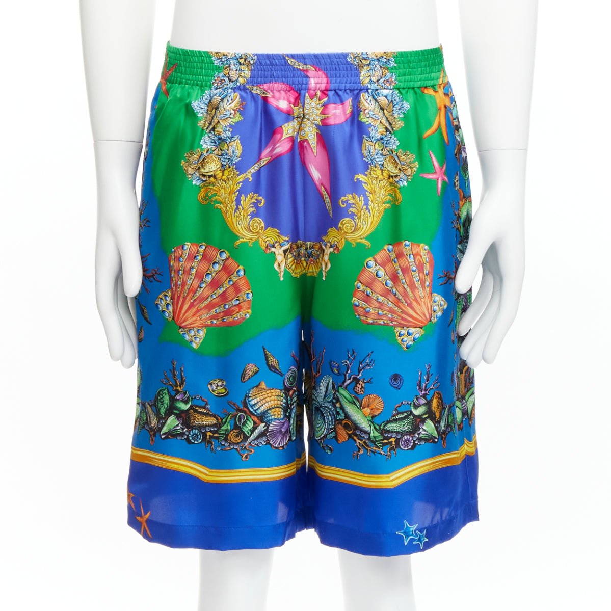Versace Seashell Print Shorts