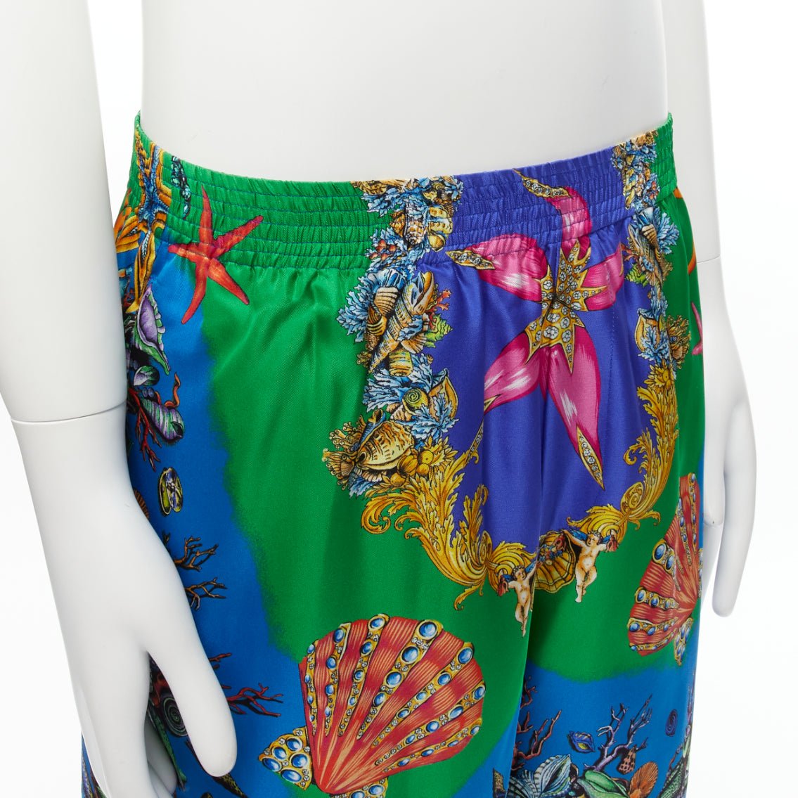 Versace Seashell Print Shorts - Back view