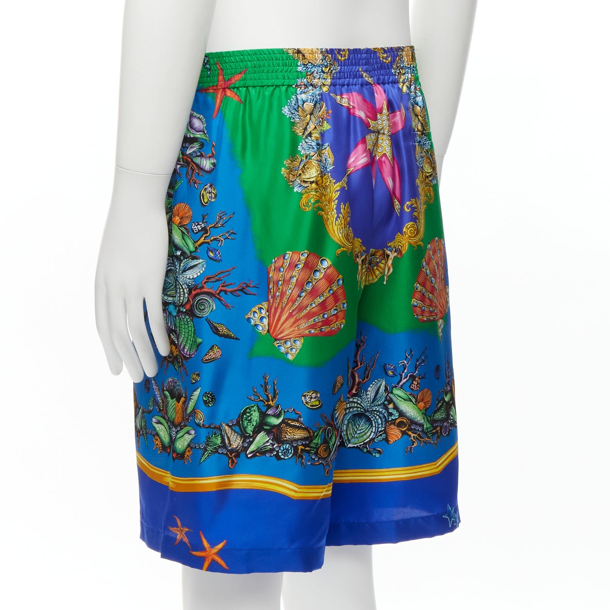 Versace Seashell Print Shorts - Detail 1
