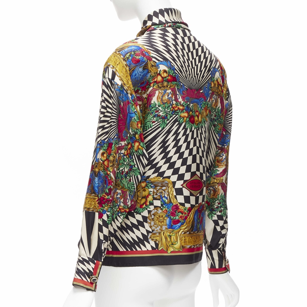 Gianni Versace Graphic Collar Shirt - Detail 1