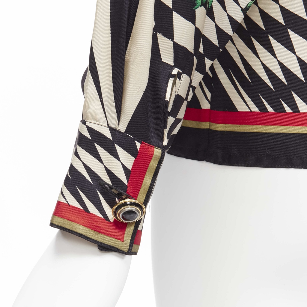 Gianni Versace Graphic Collar Shirt - Detail 2