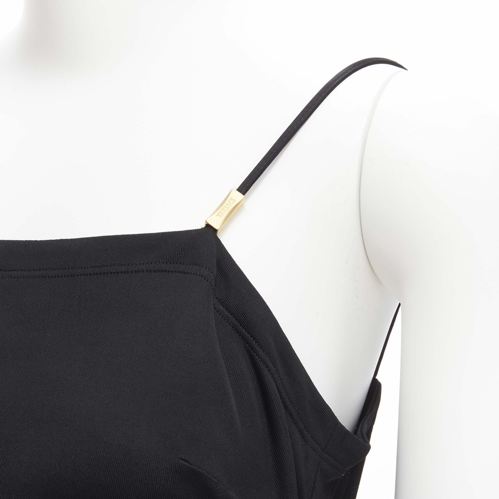 Gianni Versace Logo Charm Dress - Back view