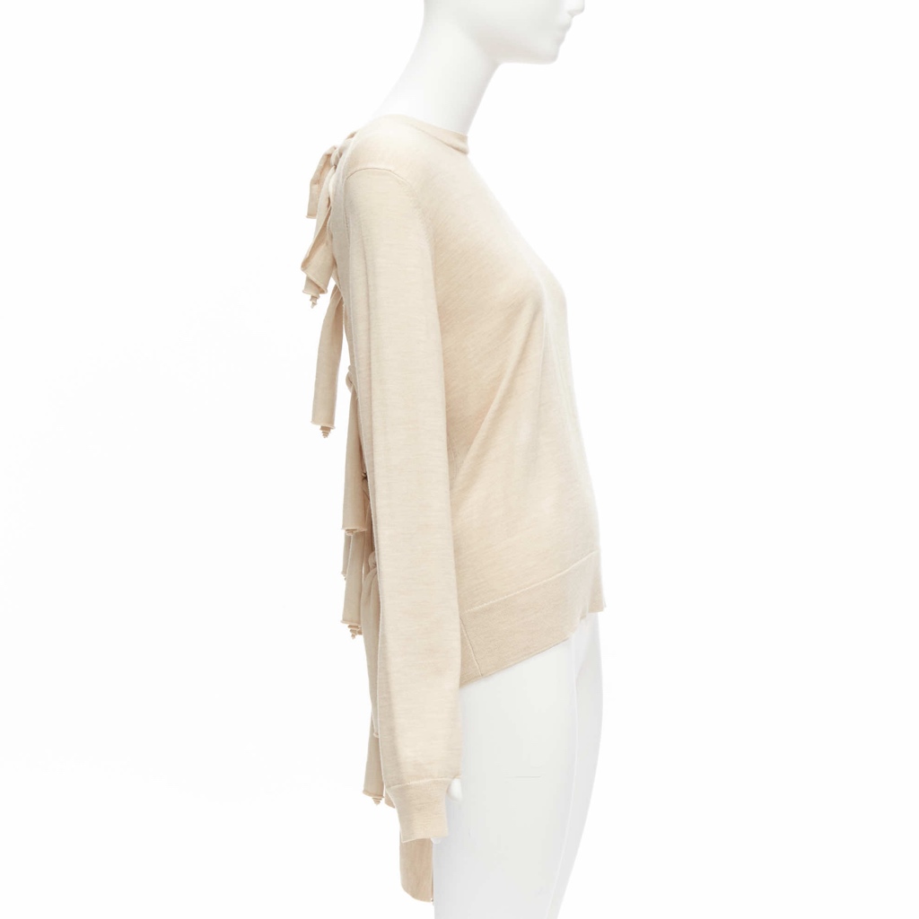 Celine Knot Tie Back Sweater - Side view