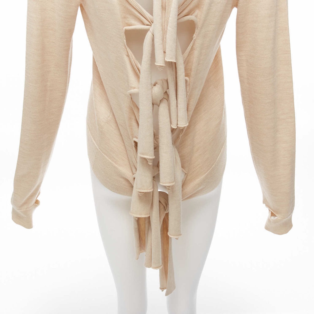 Celine Knot Tie Back Sweater - Image 10