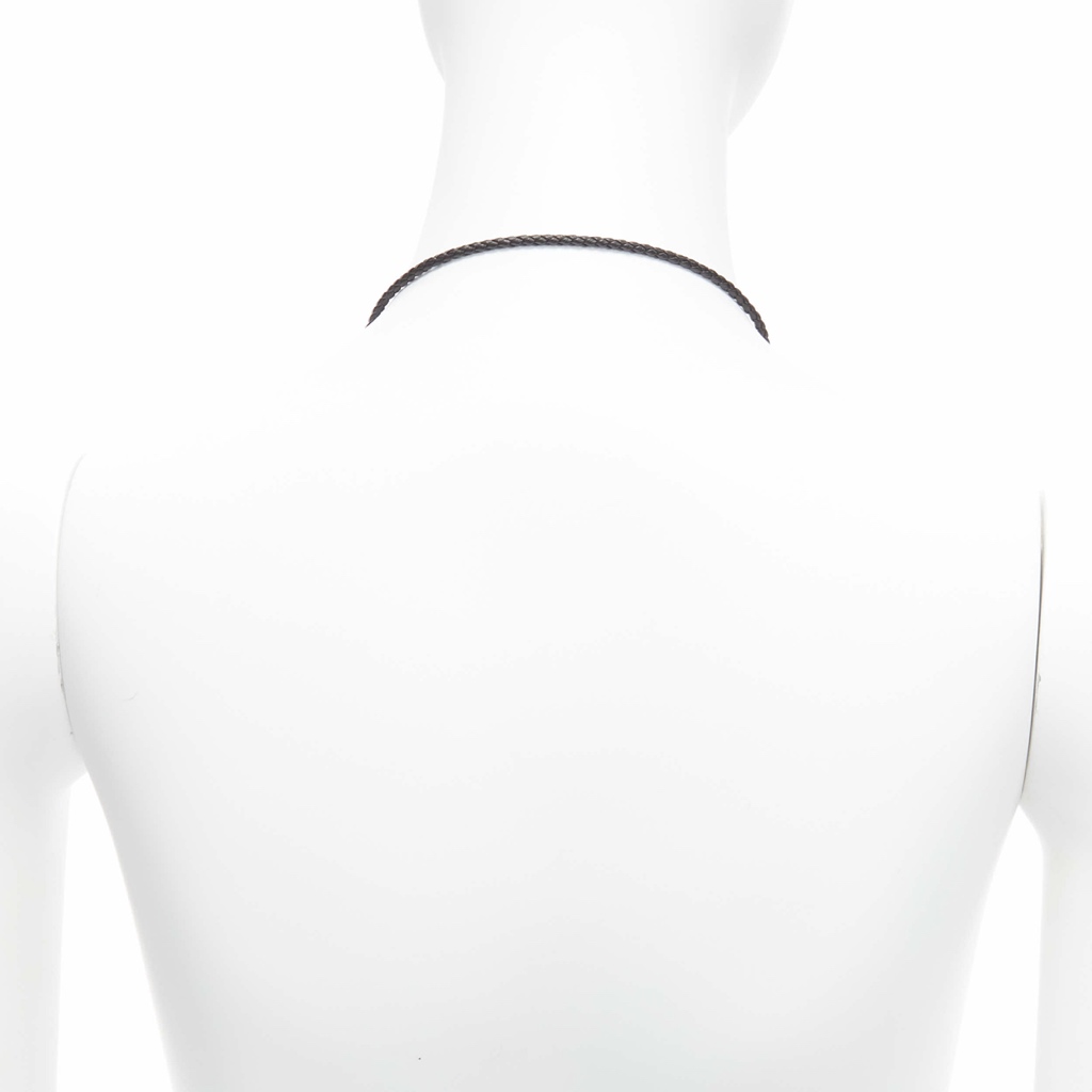 Dolce & Gabbana Emerald Cross Necklace - Side view