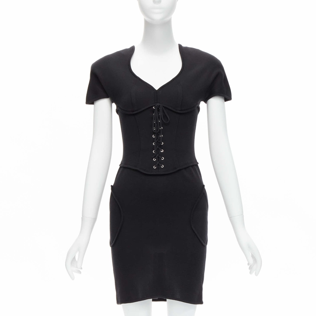 Thierry Mugler Jersey Corset Dress