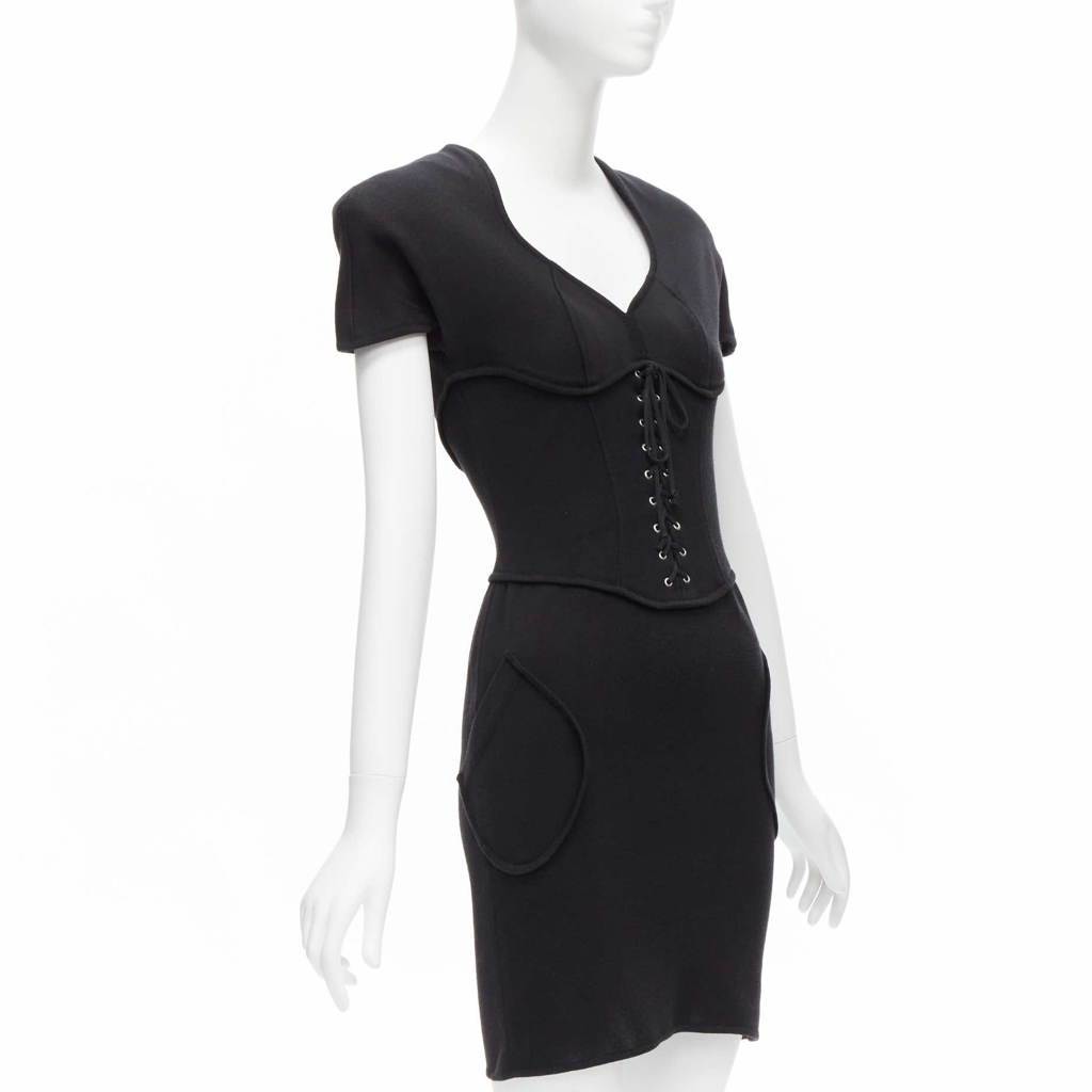 Thierry Mugler Jersey Corset Dress - Image 6