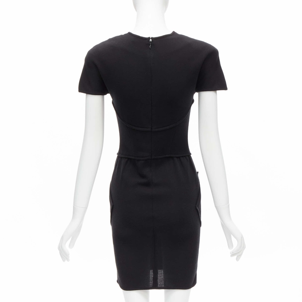 Thierry Mugler Jersey Corset Dress - Side view