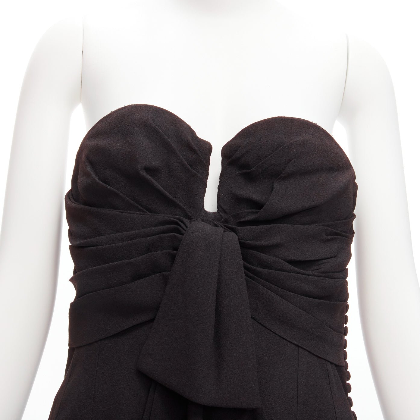 Christian Dior Strapless Goddess Dress - Back view
