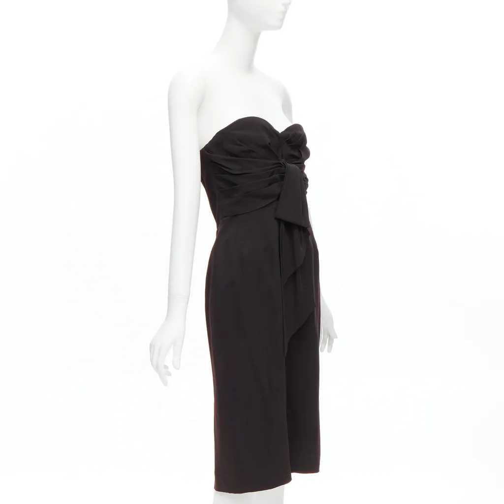 Dior Strapless Goddess Dress Black Polyester Very good - Inside View
