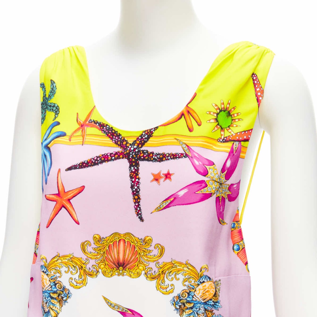 Versace Starfish Print Dress - Back view