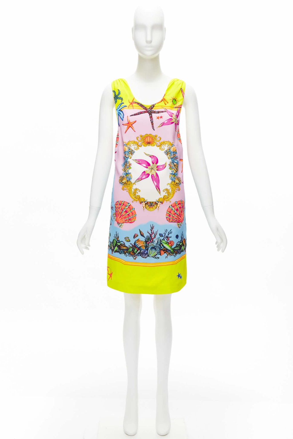 Versace Starfish Print Dress - Image 12