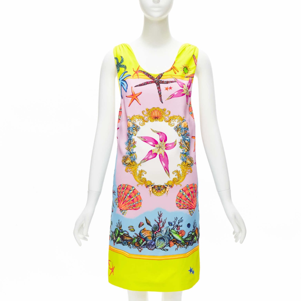 Versace Starfish Print Dress