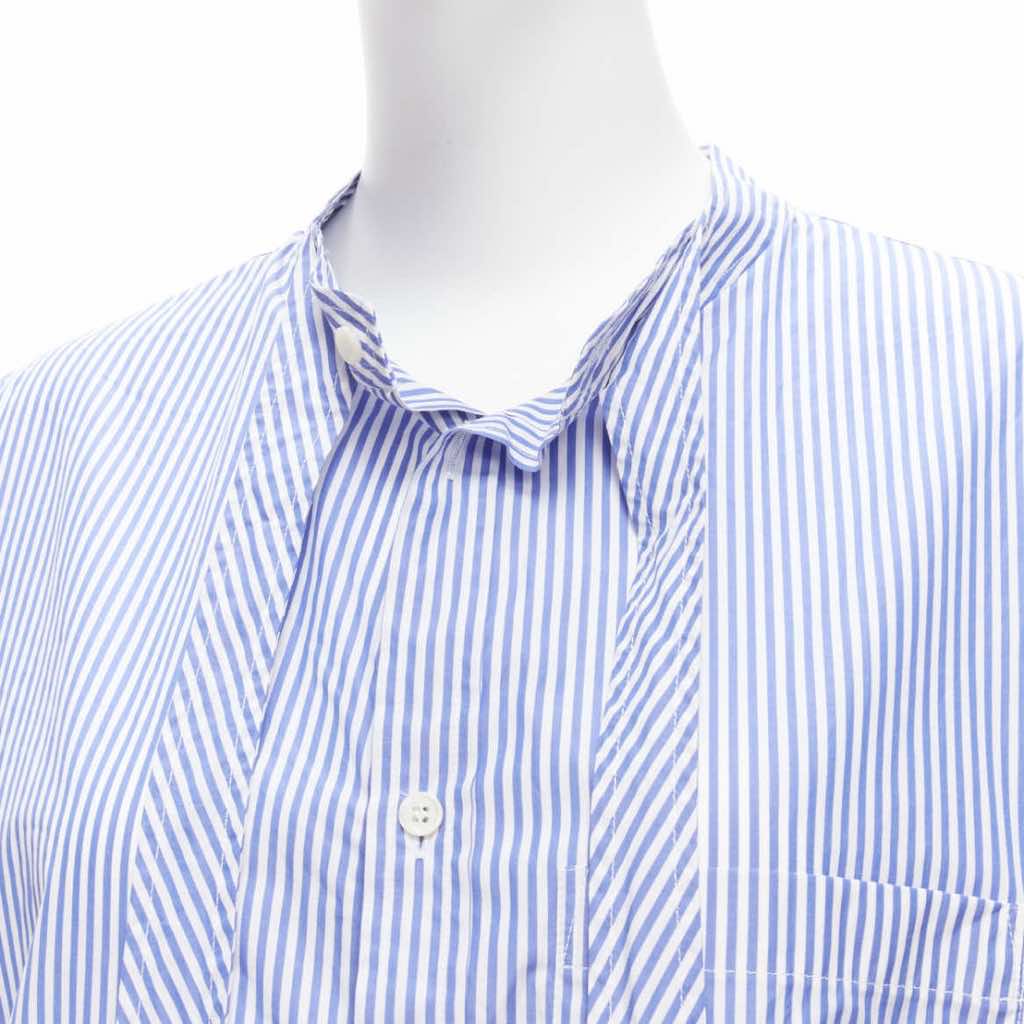 Balenciaga Stripe Oversized Shirt - Back view