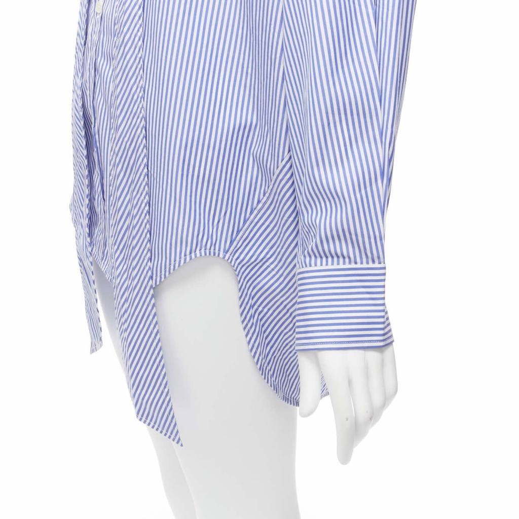 Balenciaga Stripe Oversized Shirt - Image 10
