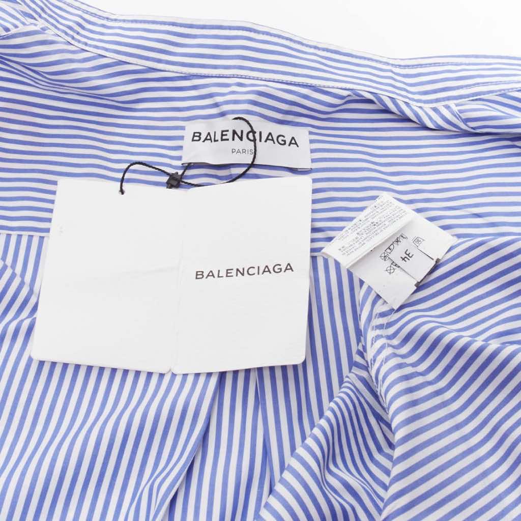 Balenciaga Stripe Oversized Shirt - Image 11