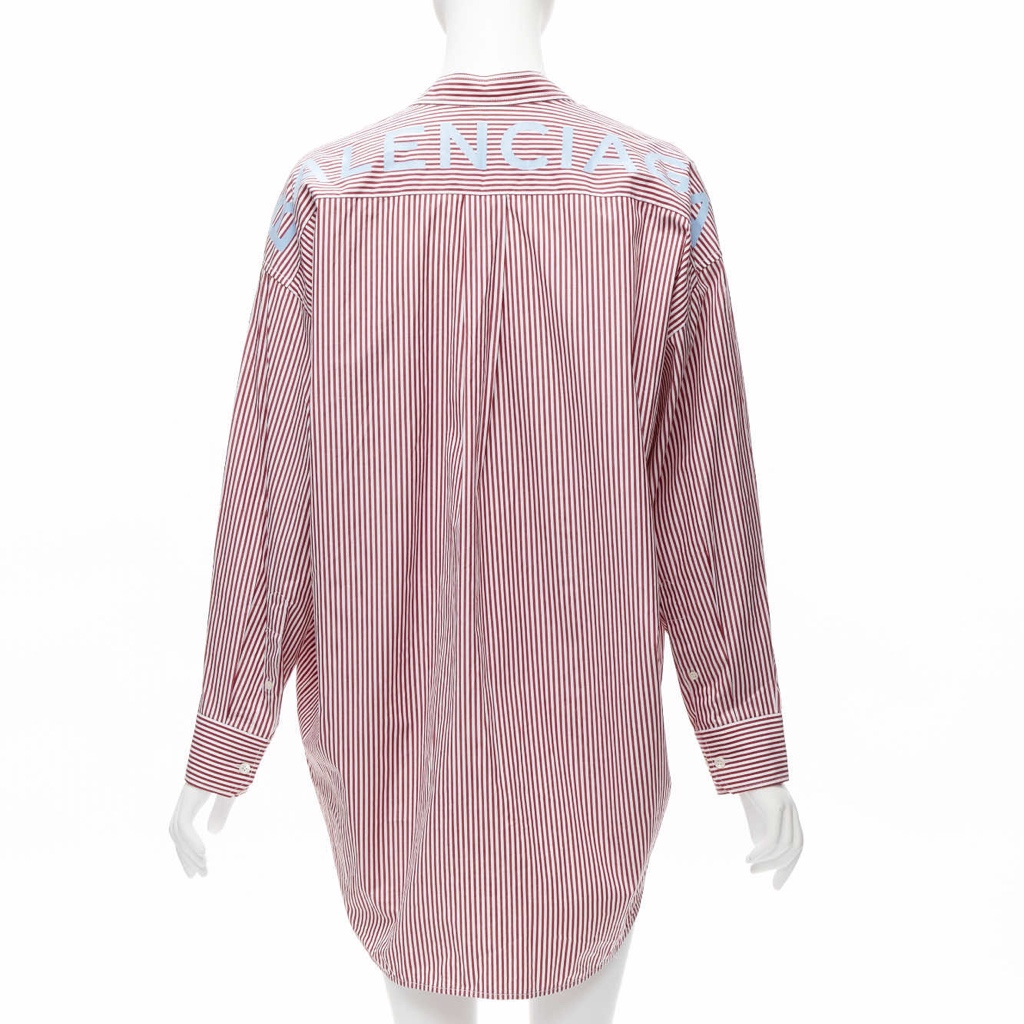 Balenciaga Stripe Oversized Shirt