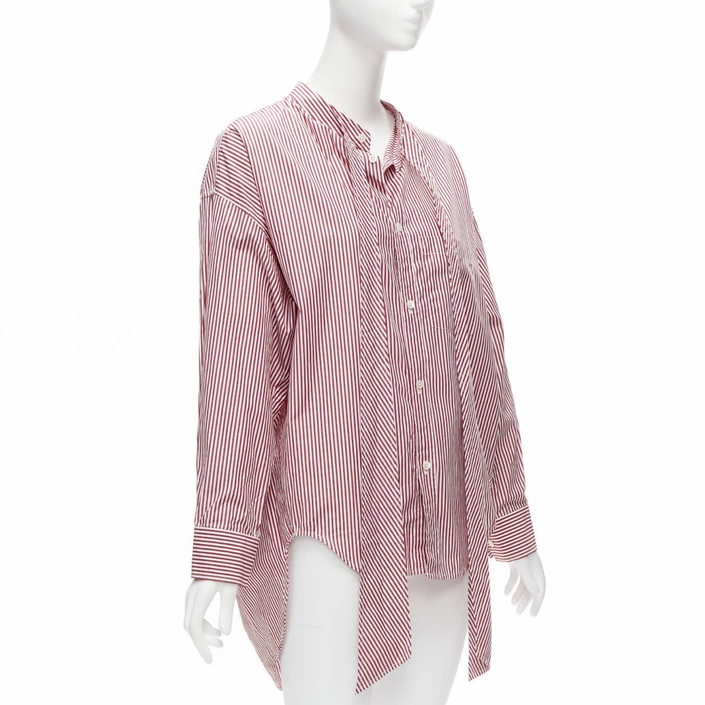 Balenciaga Stripe Oversized Shirt - 4