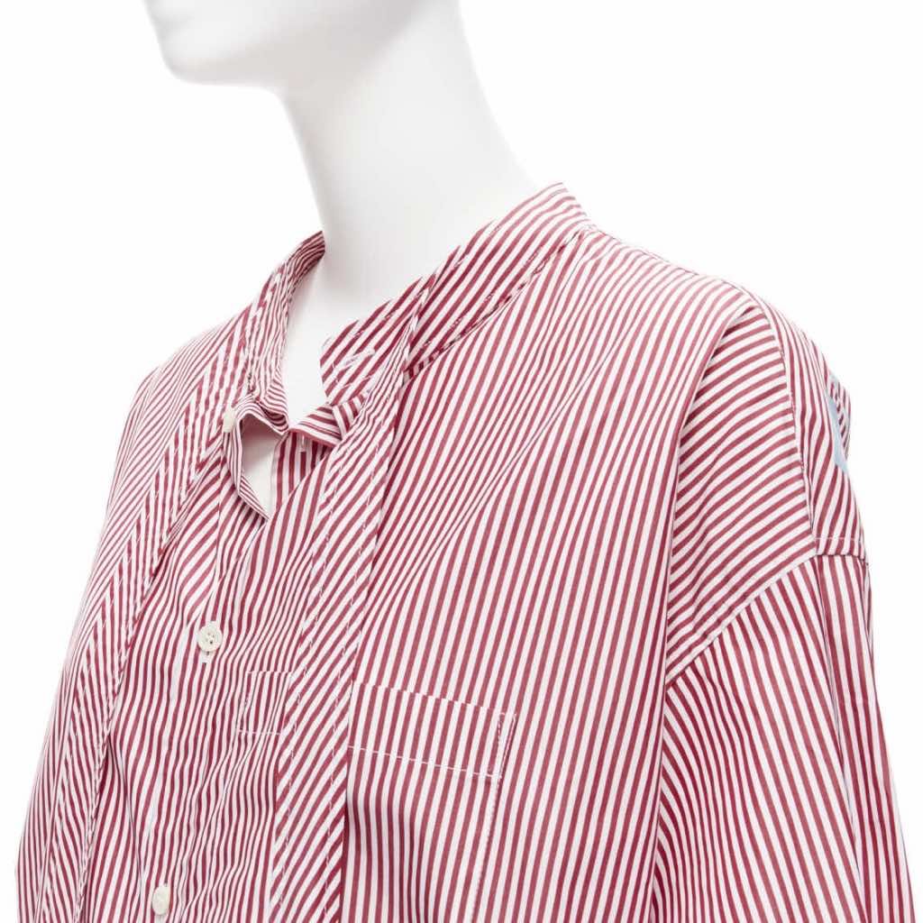 Balenciaga Stripe Oversized Shirt - Image 10