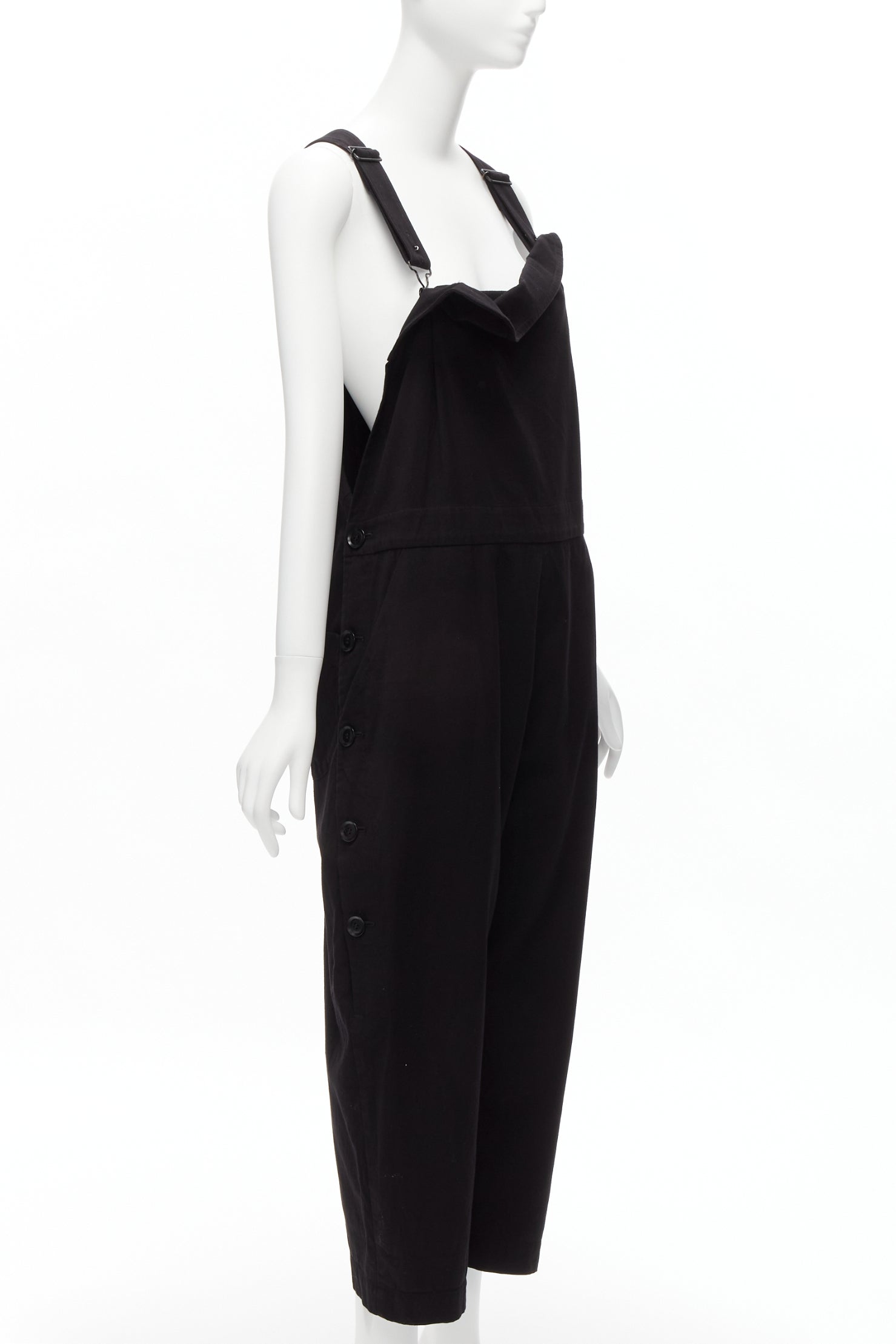 Yohji Yamamoto Button Drop Dungaree - Image 6