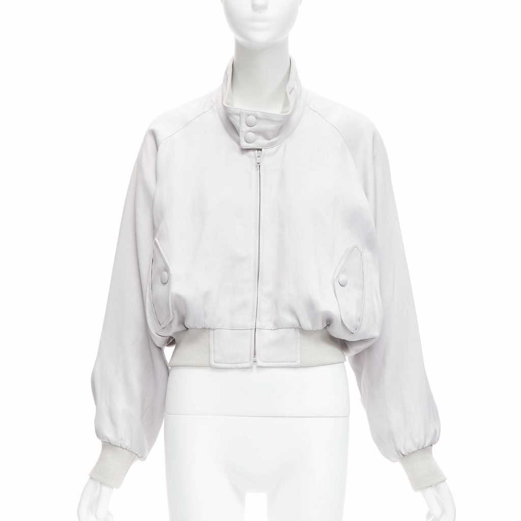 Celine Grey Aviator Bomber