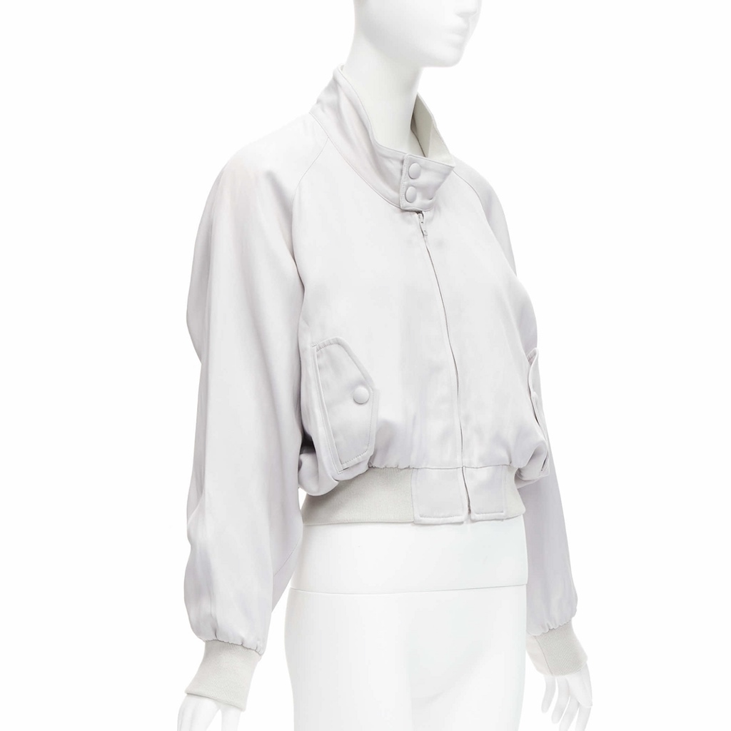 Celine Grey Aviator Bomber - 4