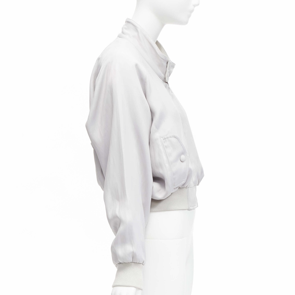 Celine Grey Aviator Bomber - Side view