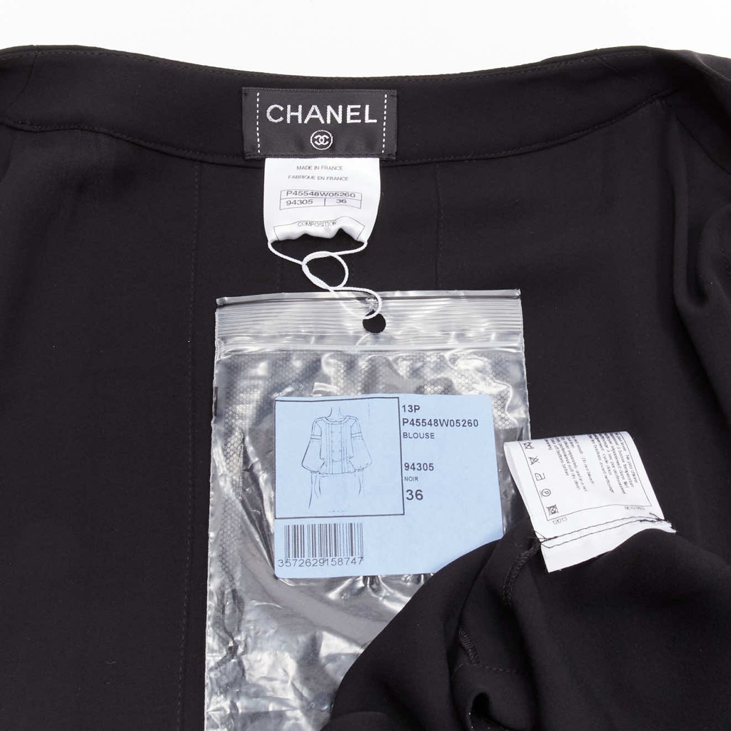 Chanel Floral Lace Pleated Jacket - Image 12