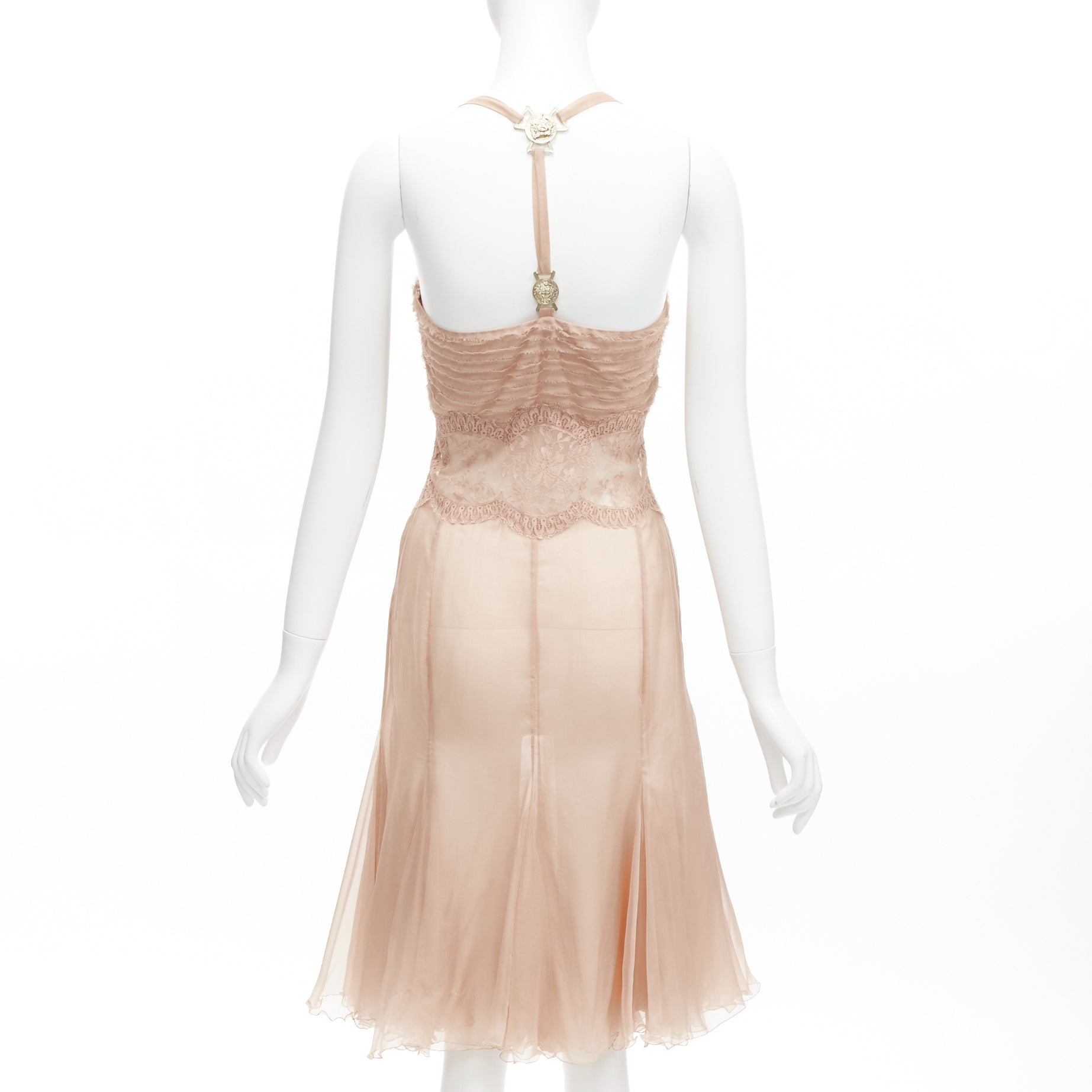 Versace Medusa Buckles Dress - Side view