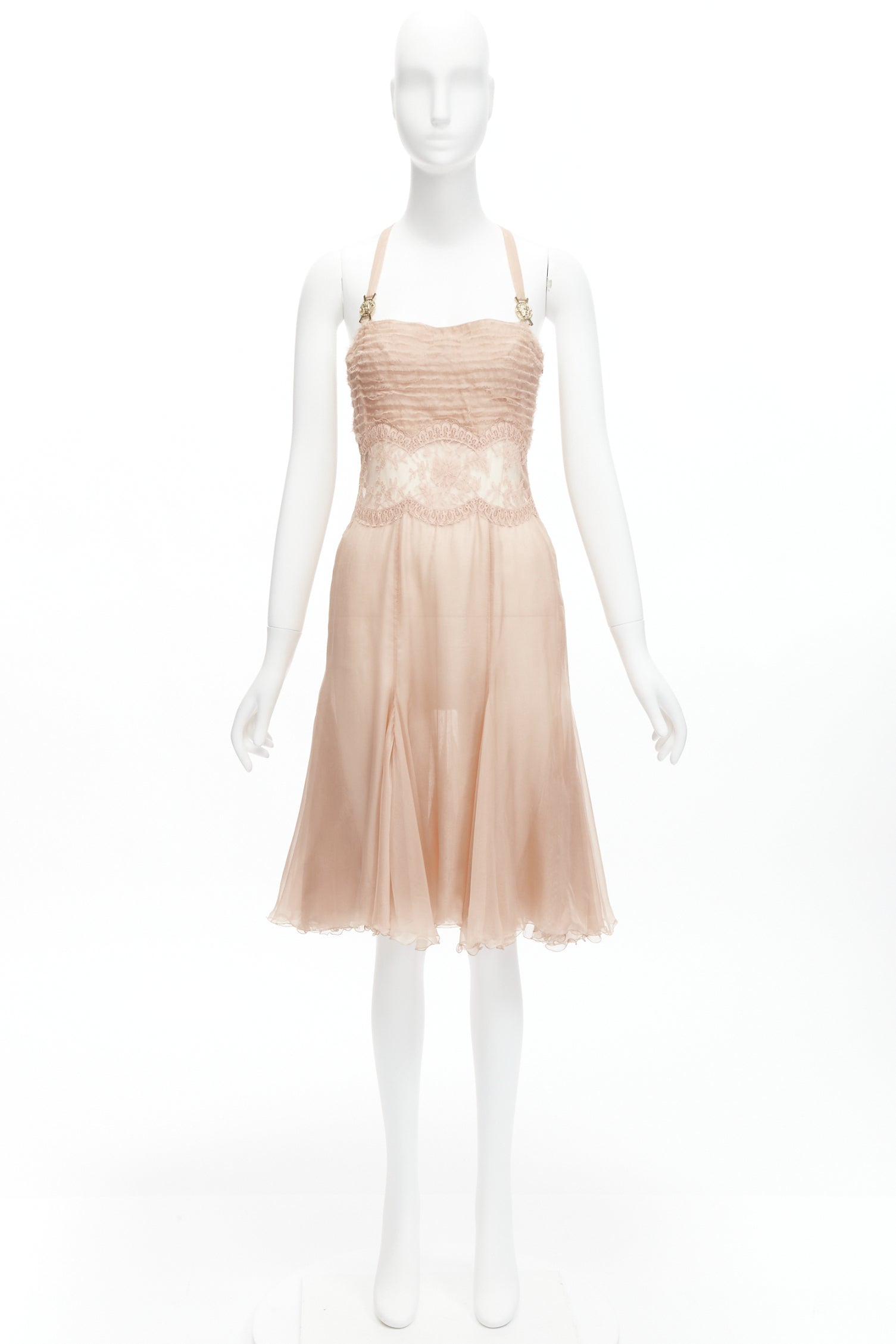 Versace Medusa Buckles Dress - Image 12