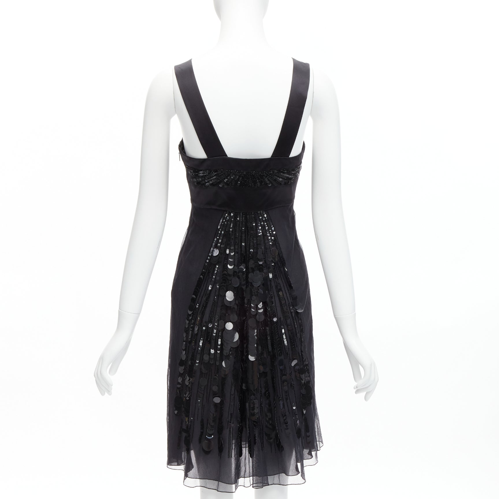 Versace Sequins Ruffle Dress - Side view