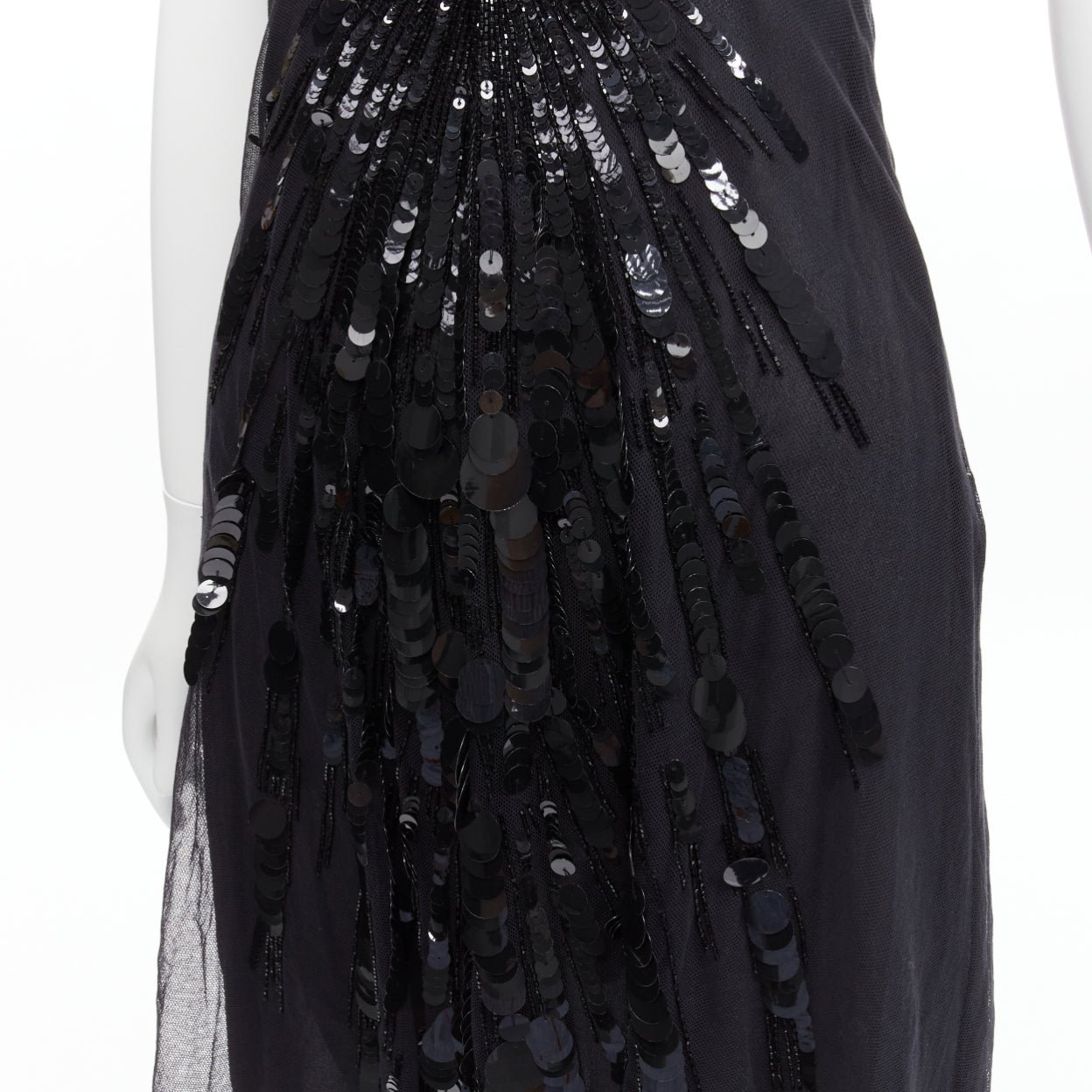 Versace Sequins Ruffle Dress - Detail 2