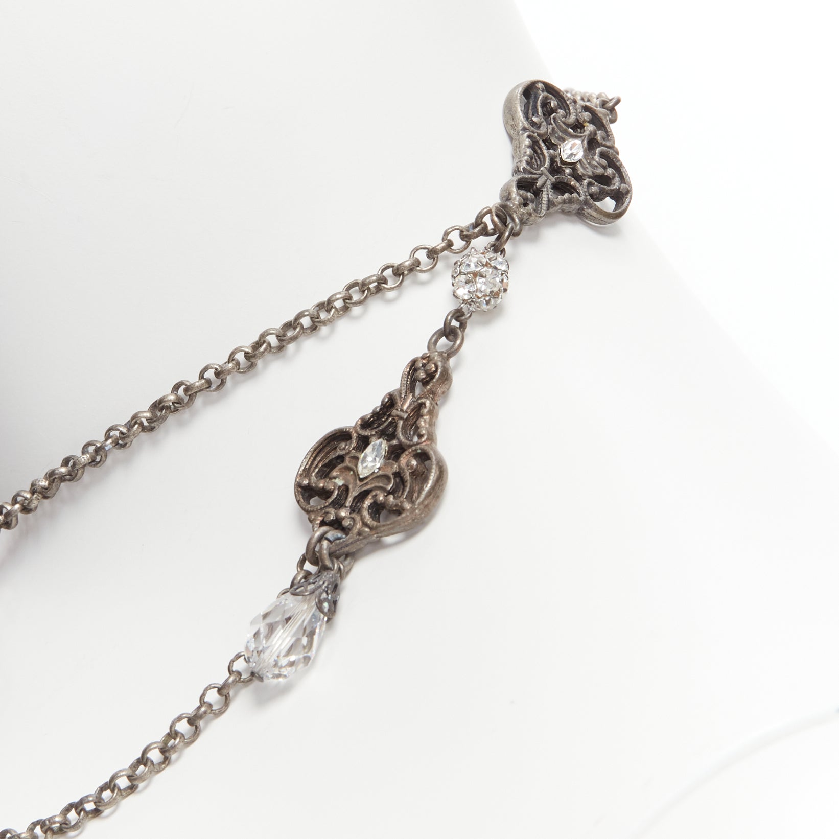 Dolce & Gabbana Baroque Chandelier Necklace - Image 11