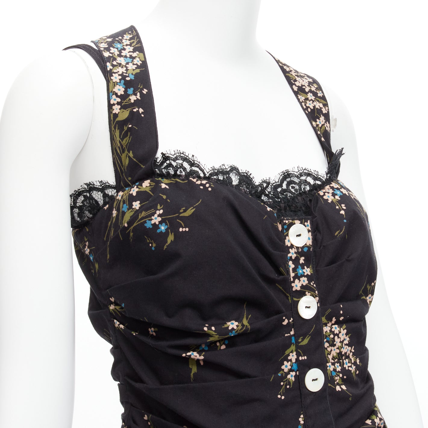 Dolce & Gabbana Floral Lace Corset - Detail 1