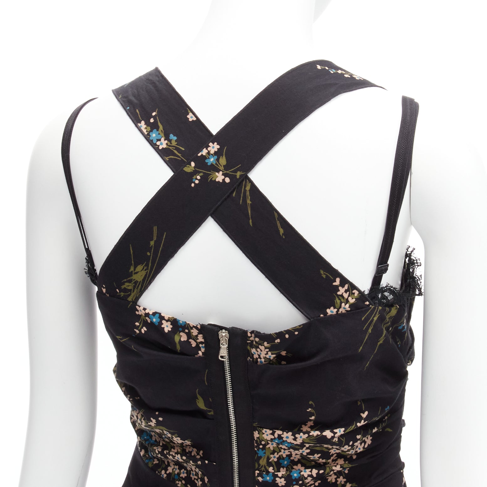 Dolce & Gabbana Floral Lace Corset - Image 10