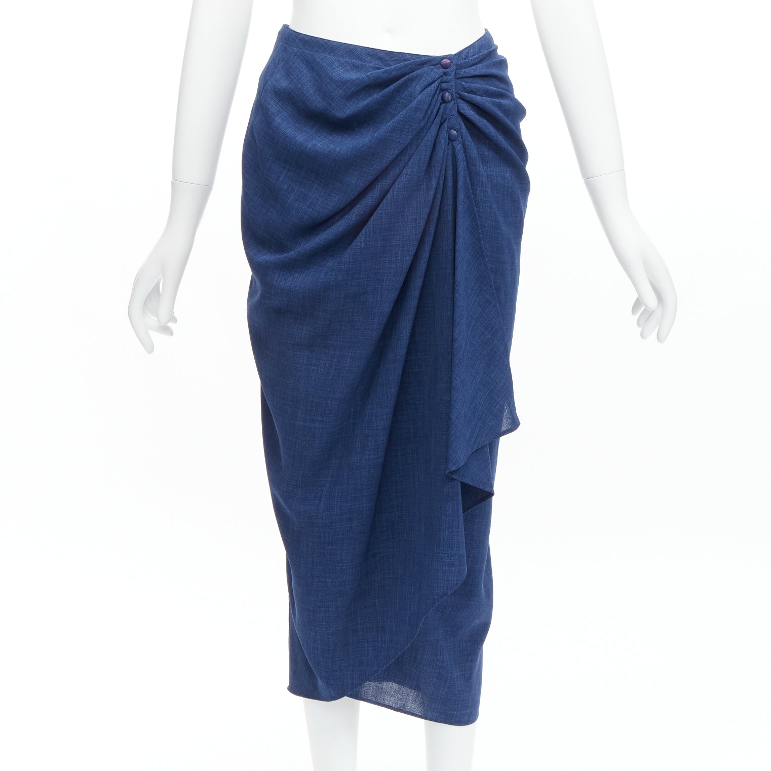 Thierry Mugler Drape Wrap Skirt