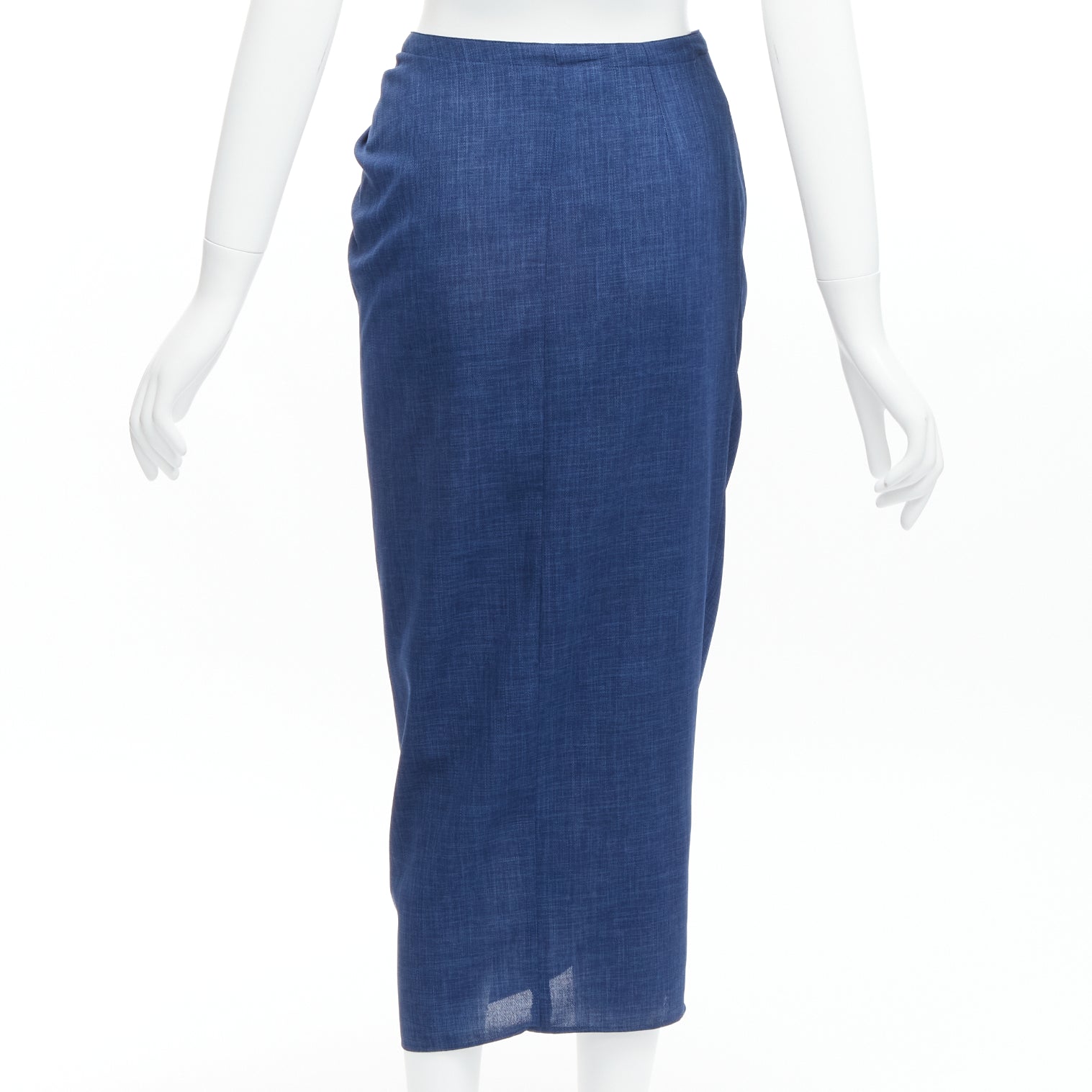 Thierry Mugler Drape Wrap Skirt - Side view