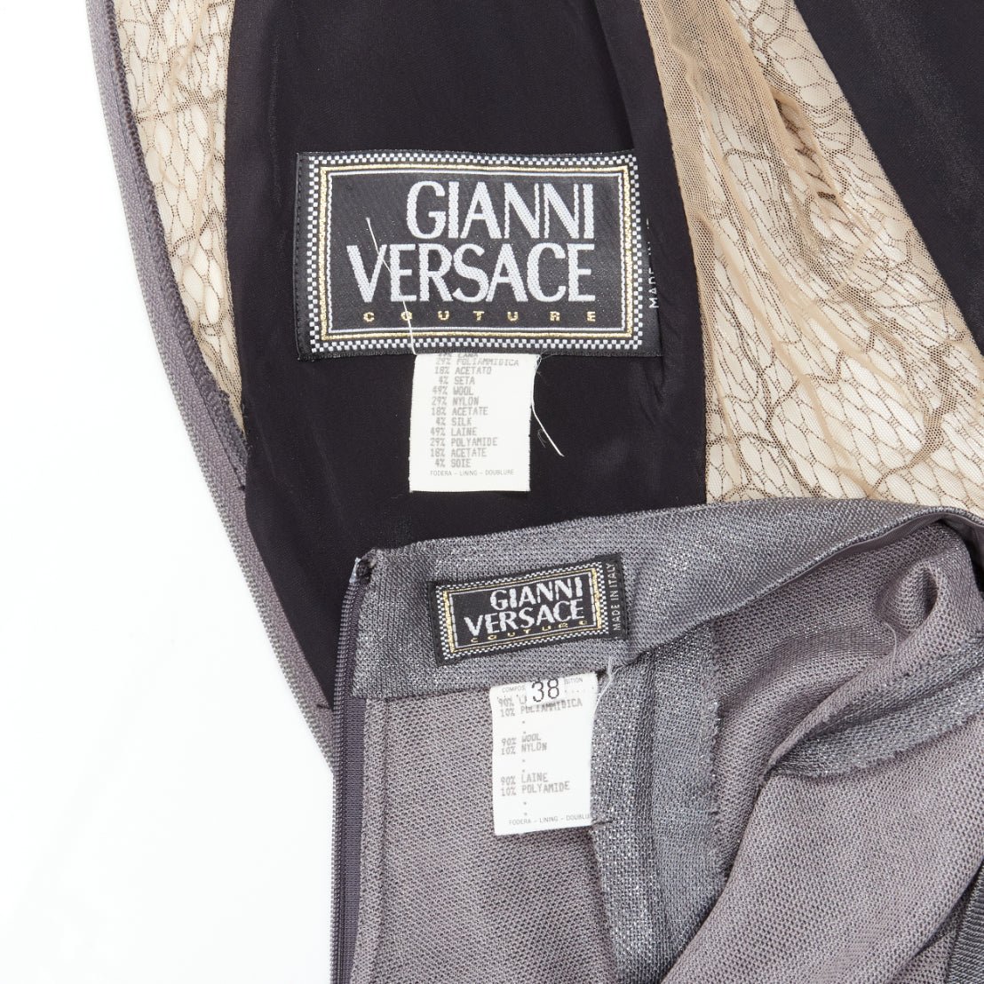Gianni Versace Lace Vest Pants - Image 14