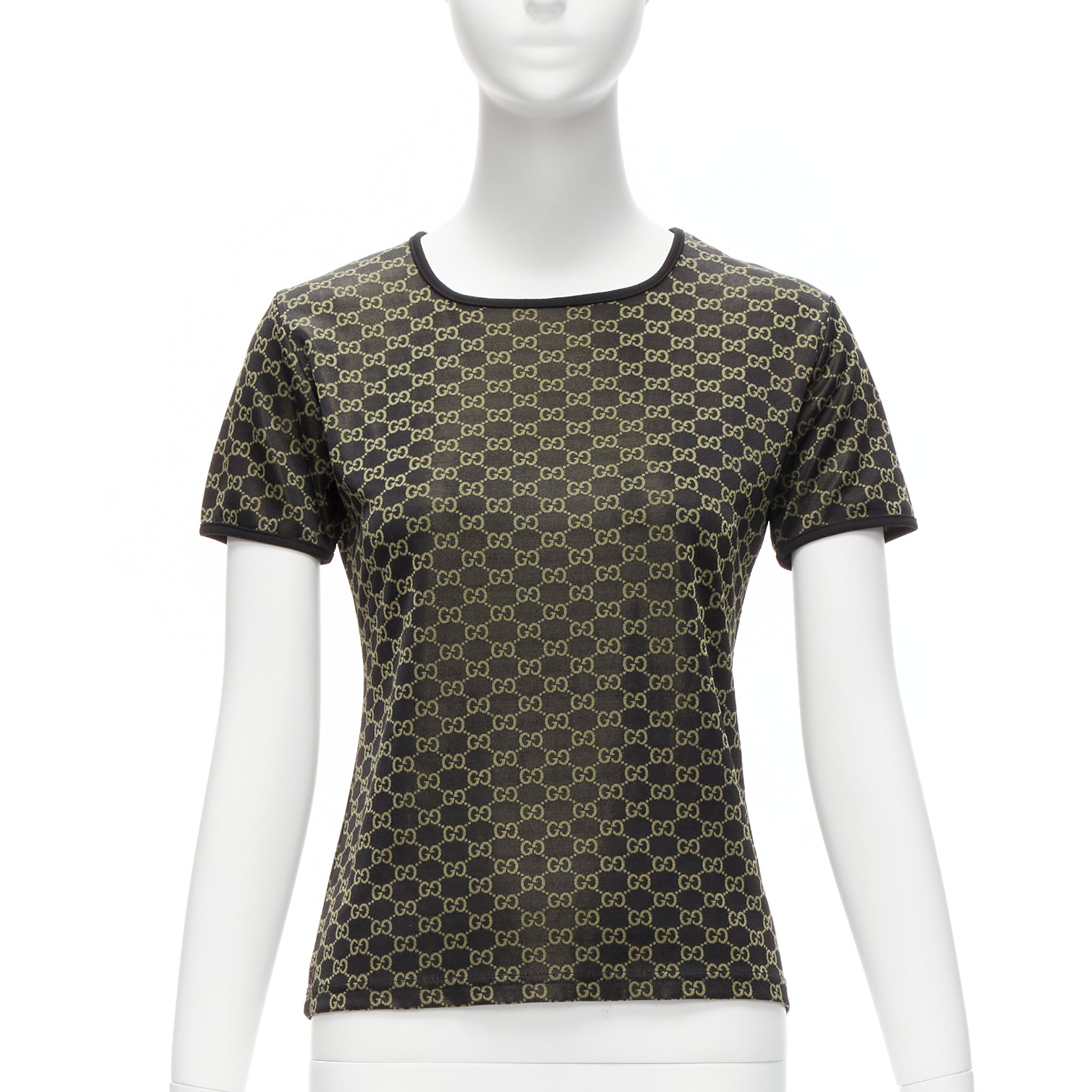 Gucci Monogram Ringer Top