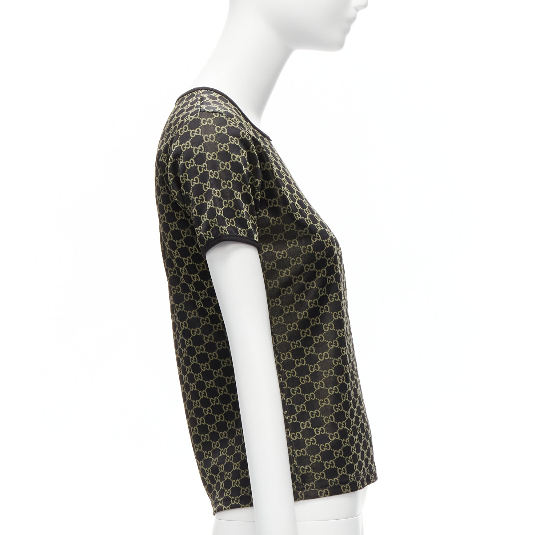 Gucci Monogram Ringer Top - 4