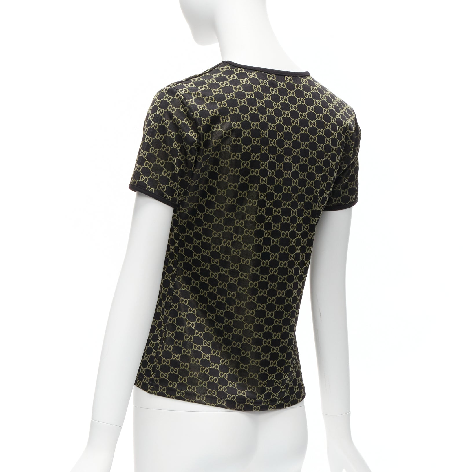 Gucci Monogram Ringer Top - Detail 1